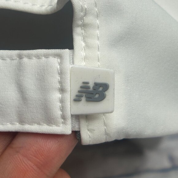 NWT New Balance Unisex 6 Panel Performance Cap V2 Hat One Size (WHT) (LAH51007) - Picture 8 of 14